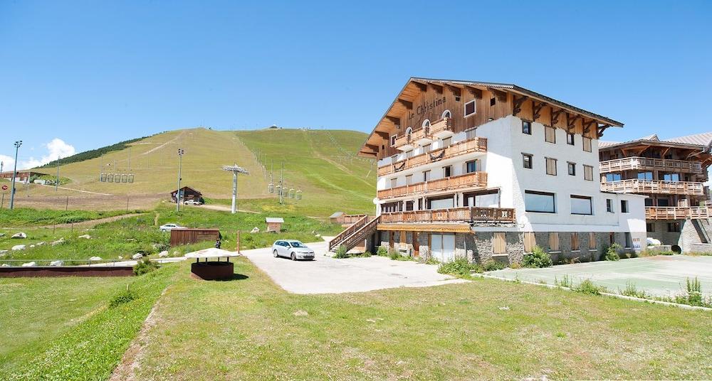 Madame Vacances Hotel Le Christina Alpe d'Huez Dış mekan fotoğraf