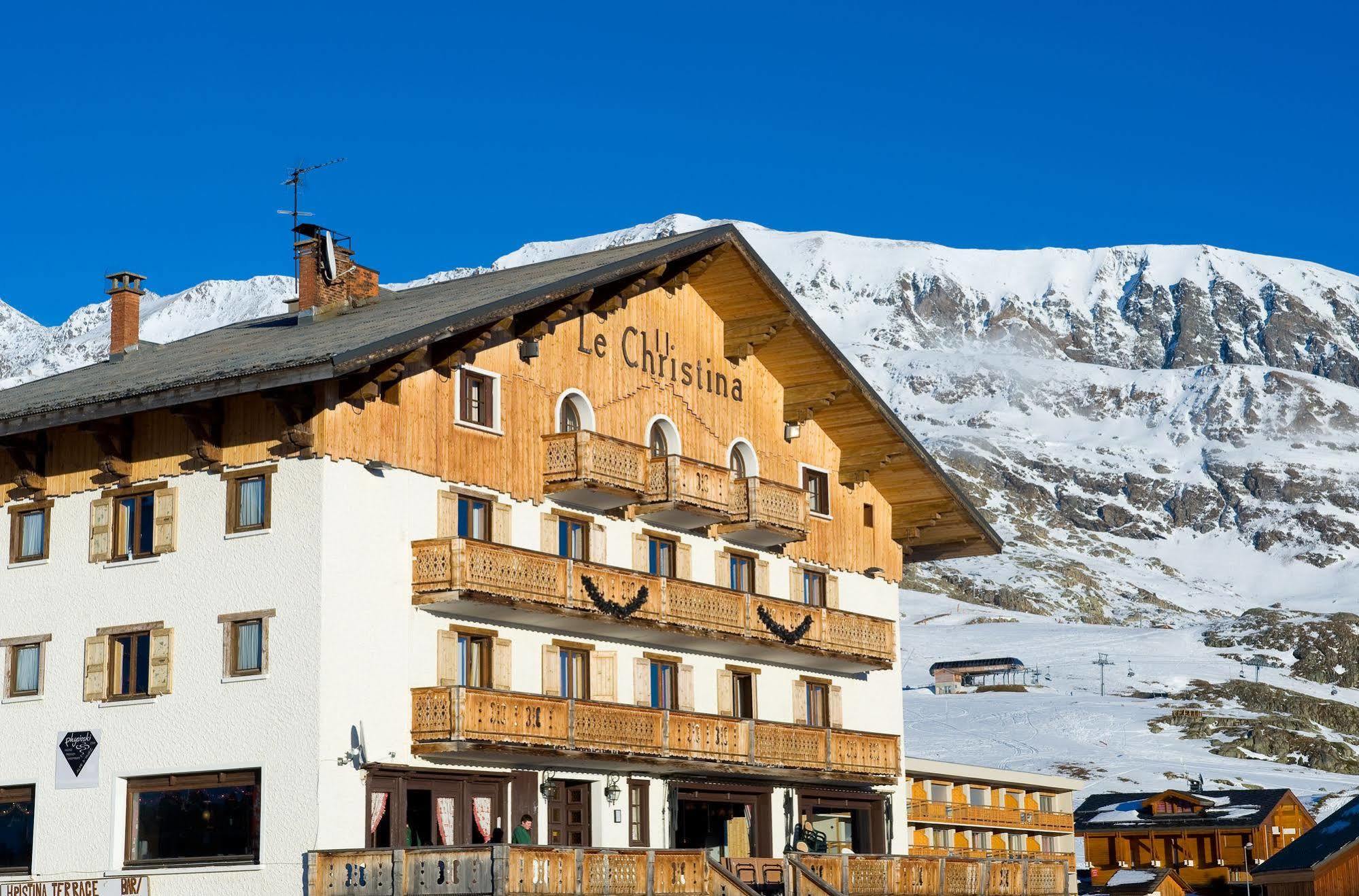 Madame Vacances Hotel Le Christina Alpe d'Huez Dış mekan fotoğraf